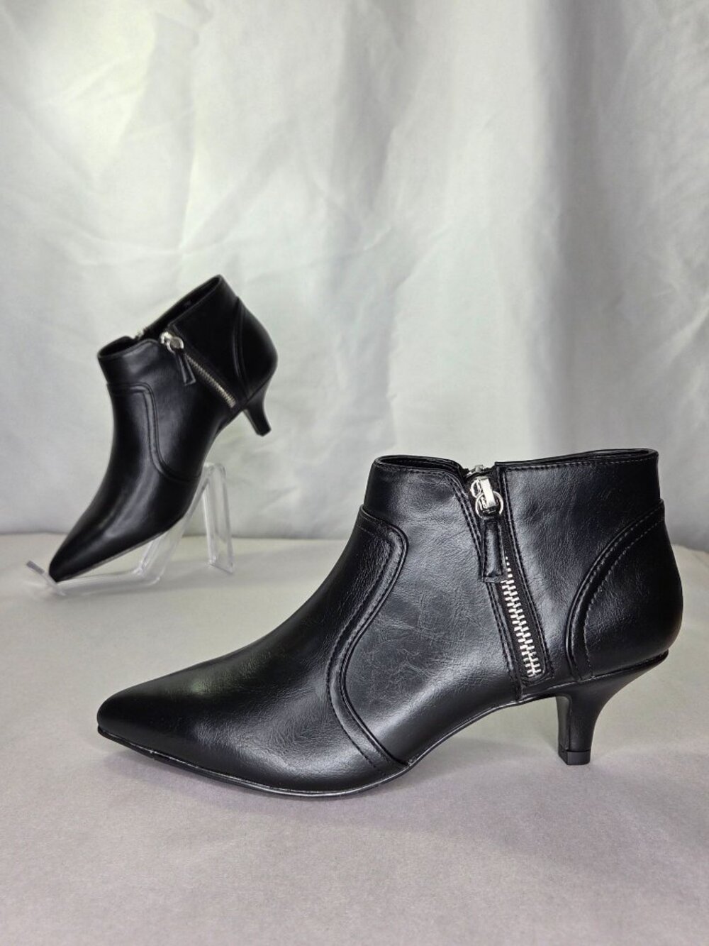 Easy Street Annalee Dress Ankle Boots - Black, Size: 7 M
